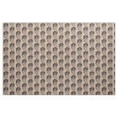 Niedliches Zeichnen des glücklichen Spaniel Stoff (Yard (91,4 cm))
