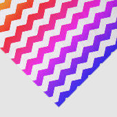 Niedliches Zickzack Zig-Zag-Regenbogenmuster Seidenpapier (Ausschnitt)