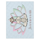 NIEDLICHES ZIEGEN YOGA | Namaste GetYerGoat™ Tischdecke (Vorderseite)