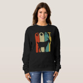 Niedliches Ziegentier Sweatshirt (Vorne ganz)