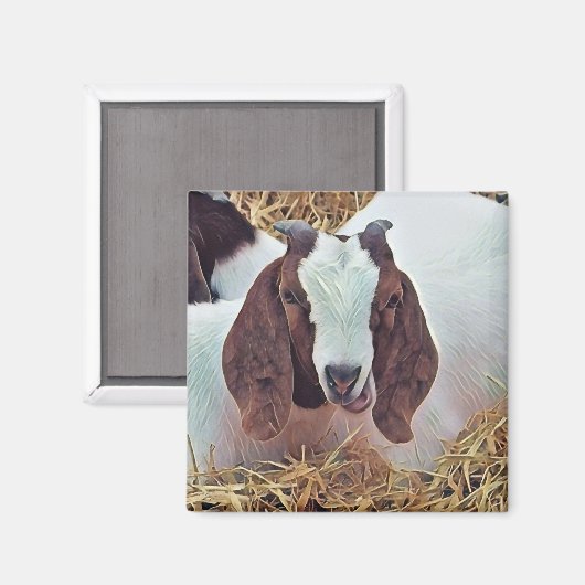 NIEDLICHES ZIEL MAGNET (Vorderseite/Rückseite)