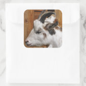 NIEDLICHES ZIEL QUADRATISCHER AUFKLEBER (Tasche)