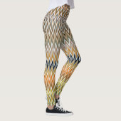 NIEDLICHES Zigzag Multicolor Muster Leggings (Rechts)