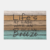 Niedliches Zitat an der Küste Fußmatte (Vorderseite)