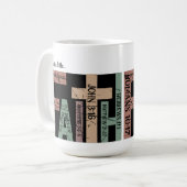 Niedliches Zitat aus der Glaubensbibel - Tipps zur Kaffeetasse (Vorderseite Links)