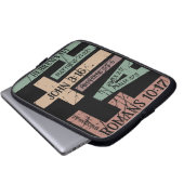 Niedliches Zitat aus der Glaubensbibel - Tipps zur Laptopschutzhülle (Vorne Knopf)