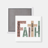 Niedliches Zitat aus der Glaubensbibel - Tipps zur Magnet (Vorderseite/Rückseite)