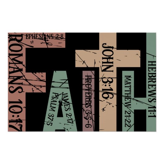 Niedliches Zitat aus der Glaubensbibel - Tipps zur Poster (Vorderseite)