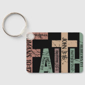 Niedliches Zitat aus der Glaubensbibel - Tipps zur Schlüsselanhänger (Rückseite)