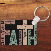 Niedliches Zitat aus der Glaubensbibel - Tipps zur Schlüsselanhänger (Vorderseite)