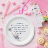 Niedliches Zitat der kleinen Maus Inspiration Pappteller (Party)