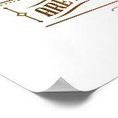 Niedliches Zitat für Kaffeeliebhaber Poster (Ecke)