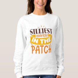 Niedliches Zitat von Silmost Pumpkin Sweatshirt