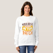 Niedliches Zitat von Silmost Pumpkin Sweatshirt (Vorne ganz)