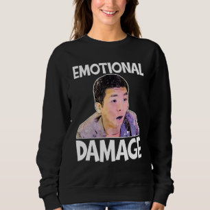 Niedliches Zitat zum emotionalen Schaden Sweatshirt