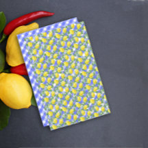 Niedliches Zitronenblau Buffalo Kariert