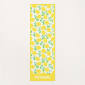 Niedliches Zitronenmuster Frucht Orchard Zen Yoga Yogamatte (Vorderseite)