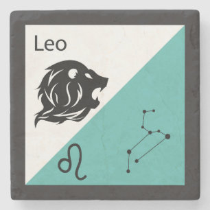 Niedliches Zodiac-Symbol, Zeichen & Sternbild-Layo Steinuntersetzer