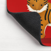 Niedliches Zodiac Tiger "Fortune" Chinesisch Neues Mousepad (Ecke)