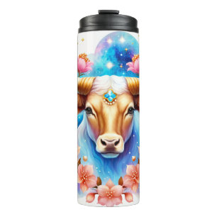 Niedliches Zodiac-Zeichen/Taurus Thermosbecher