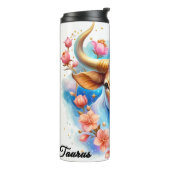 Niedliches Zodiac-Zeichen/Taurus Thermosbecher (Nach links gedreht)