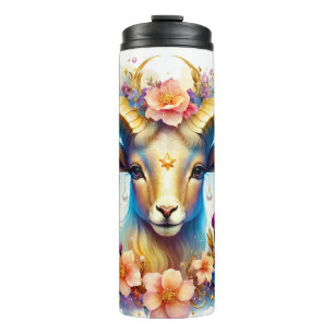 Niedliches Zodiaka-Zeichen/Ähren Thermosbecher