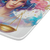 Niedliches Zodiakszeichen/Libra Schneidebrett (Ecke)
