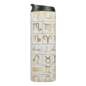 Niedliches Zodiakszeichen/Libra Thermosbecher (Nach rechts gedreht)