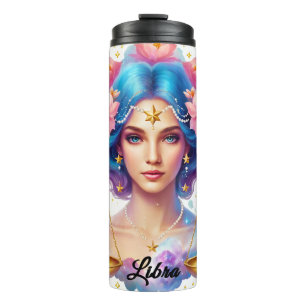 Niedliches Zodiakszeichen/Libra Thermosbecher