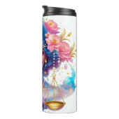 Niedliches Zodiakszeichen/Libra Thermosbecher (Nach rechts gedreht)