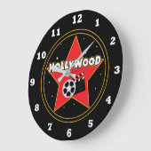 Niedliches Zuhause-Kino Große Wanduhr (Winkel)