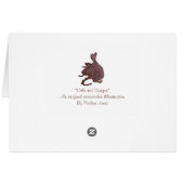 niedliches, zweifarbiges, mythisches Fantasy-Wesen (Rückseite Horizontal)