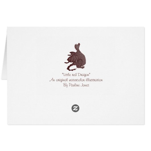 niedliches, zweifarbiges, mythisches Fantasy-Wesen (Rückseite Horizontal)