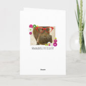 Niedlichste Flusspferd-Gruß-Karte! Karte (Rückseite)