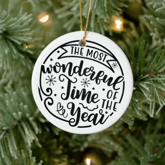 Niedlichste wunderschöne Weihnachtszeit Keramik Ornament (Baum)