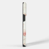 Niedlichster Flamingoschwarm iPhone Hülle (Rechte Seite)