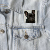 Niedlichster französische Bulldoggen-Welpe Button (Beispiel)
