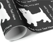 Niedlichster kleiner Westie Hund - Westhighland Geschenkpapier (Rolleneckpunkt)
