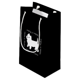 Niedlichster kleiner Westie Hund - Westhighland Kleine Geschenktüte