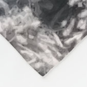 Niedlichstes bärtiges Drache-Bild personalisiert Fleecedecke (Ecke)