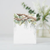 Niedrig-Country-Einladung Postkarte (Stehend Vorderseite)