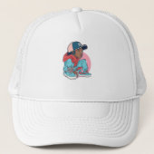 Niedrig Truckerkappe (Vorderseite)