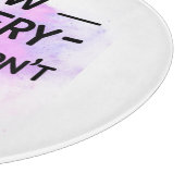 Niedrige Batterie Bitte sprechen Sie nicht mit mir Schneidebrett (Ecke)