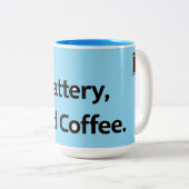 Niedrige Batterieladung Tasse (VorderseiteRechts)