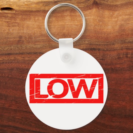 Niedrige Briefmarke Schlüsselanhänger (Vorderseite)