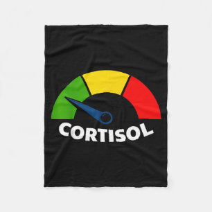 Niedrige Cortisolwerte v Meme lustige Stressentlas Fleecedecke