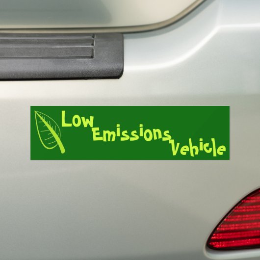 Niedrige Emissions-Fahrzeug Autoaufkleber (Auf Auto)