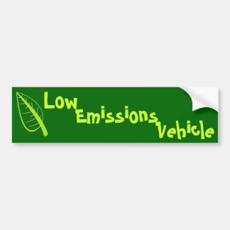 Niedrige Emissions-Fahrzeug Autoaufkleber