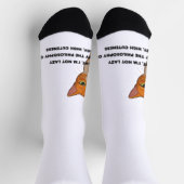 Niedrige Energie, hohe Dichte - die Katzenphilosop Socken (Oben)