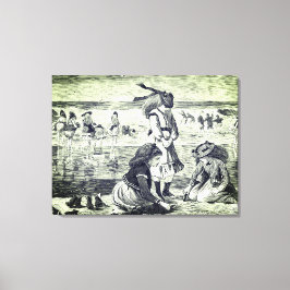 Niedrige Flut (1870) Leinwanddruck